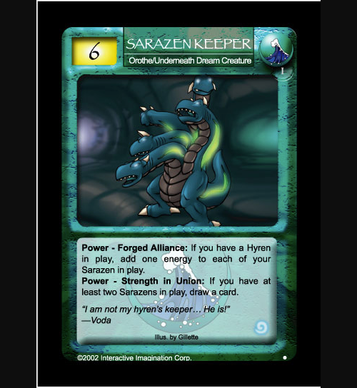 Sarazen Keeper - Orothe